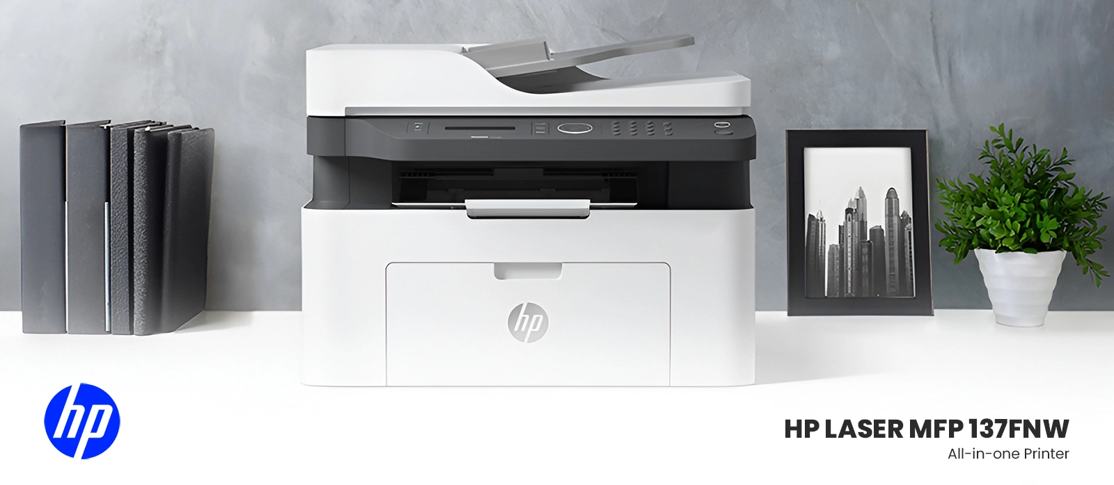 HP Laser MFP 137fnw Printer