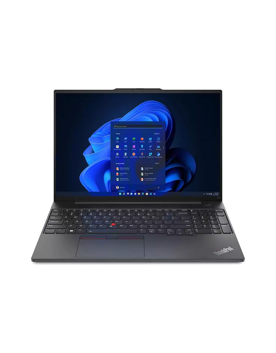 Lenovo ThinkPad E16 Gen1 Business Laptop - Intel Core i7-1355U, MX 550, 8GB RAM, 512GB SSD, 16" Display, DOS