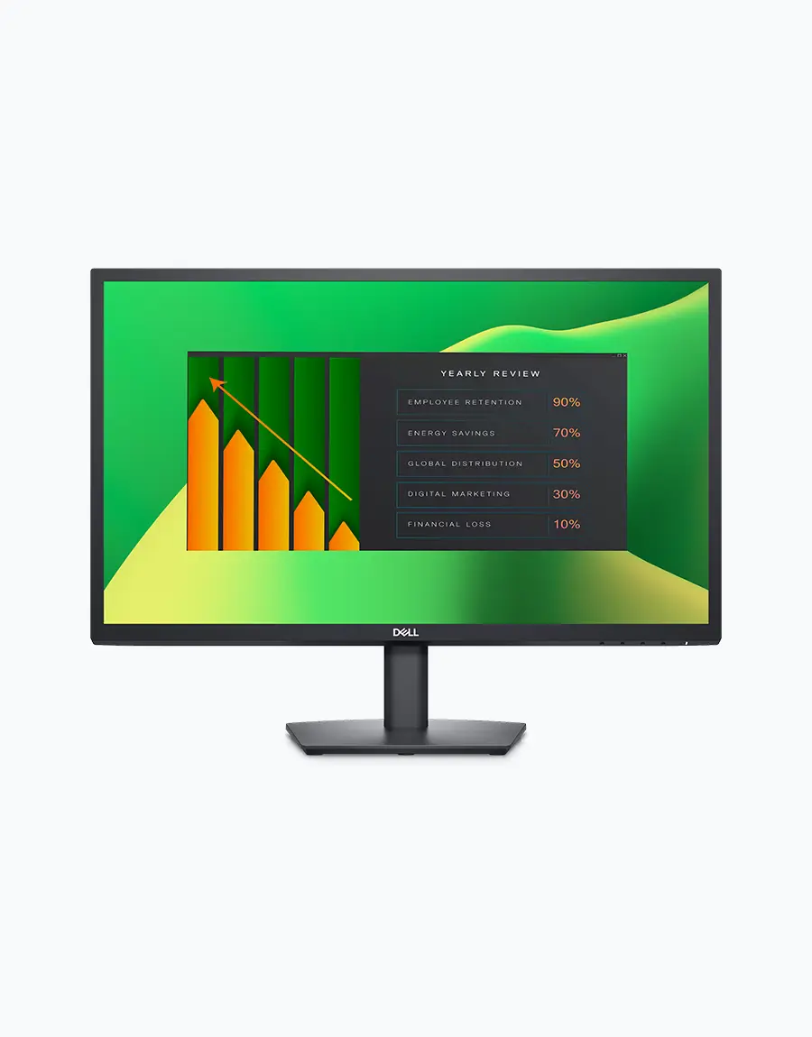 Dell E2423H 24-Inch Monitor - FHD VA Display, 60Hz, VGA & DisplayPort