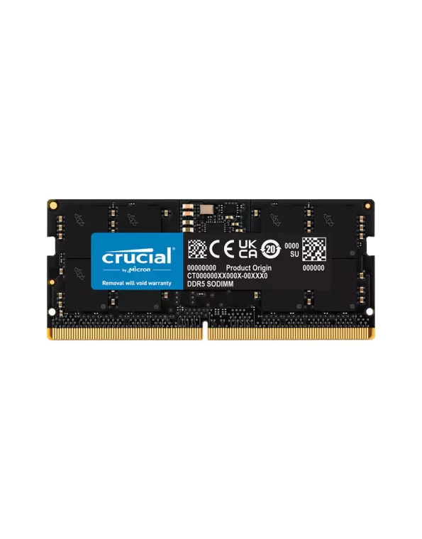 Crucial 16GB 4800 MHz DDR5 Laptop RAM - CT16G48C40S5