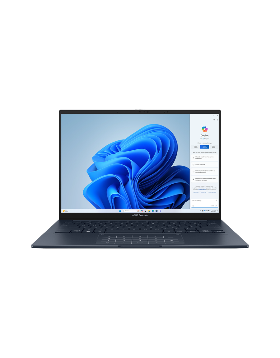 ASUS Zenbook 14 OLED Laptop - Intel Core Ultra 7 155H, 16GB RAM, 1TB SSD, 14" 3K OLED Display, Windows 11 Pro