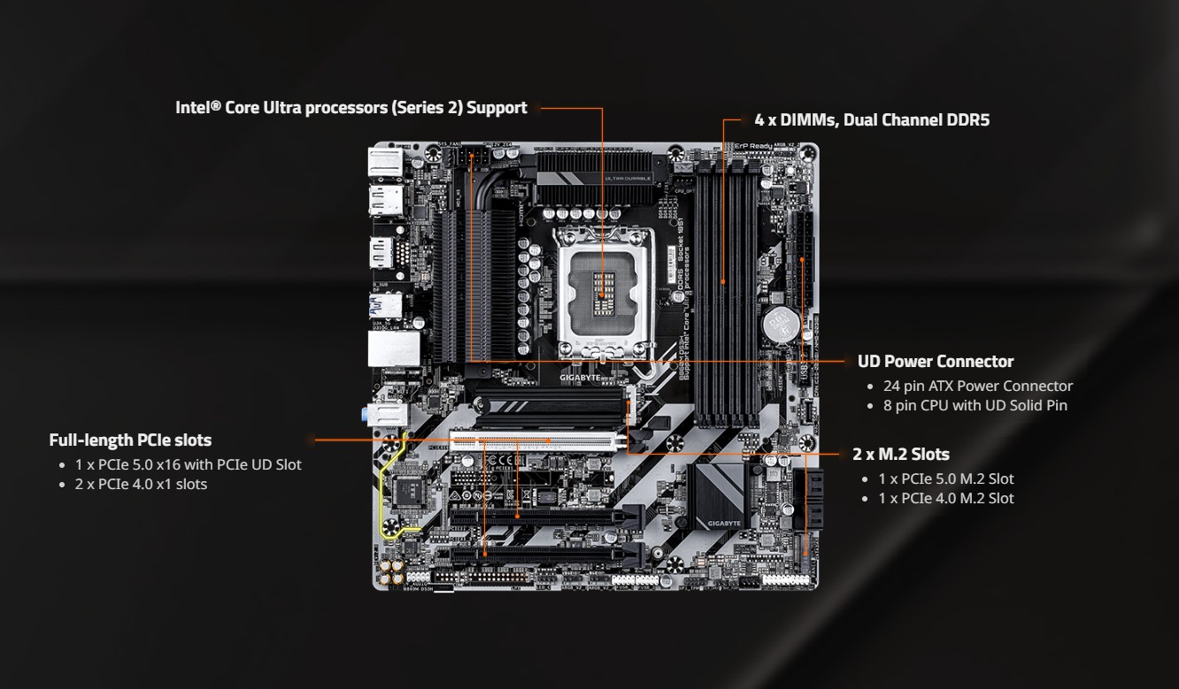 GIGABYTE B860M DS3H DDR5