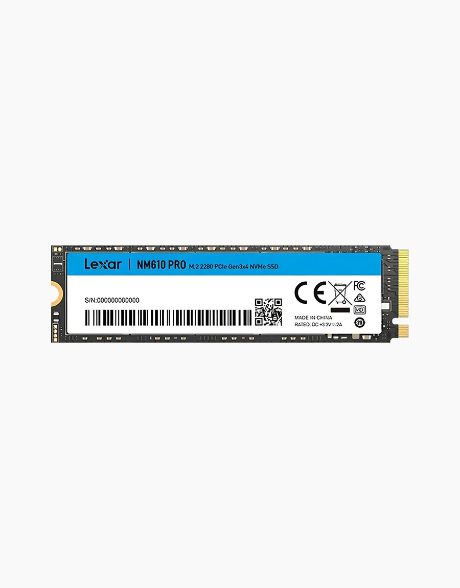 Lexar NM610PRO 500GB M.2 2280 PCIe Gen3x4 NVMe SSD
