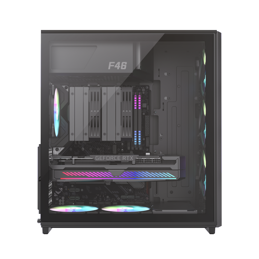 GAMEMAX F46 BK ATX Gaming Case - Image 8
