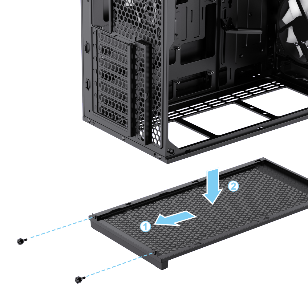 GAMEMAX F46 BK ATX Gaming Case - Image 14