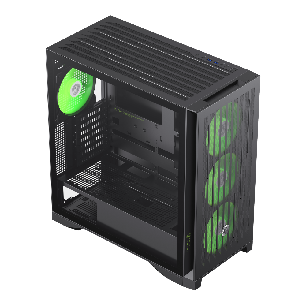 GAMEMAX LEADER 2 BK ATX Gaming Case - Image 4