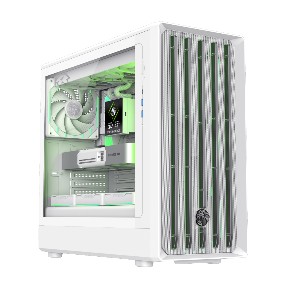 GAMEMAX CLAW 460 WH ATX Gaming Case, White