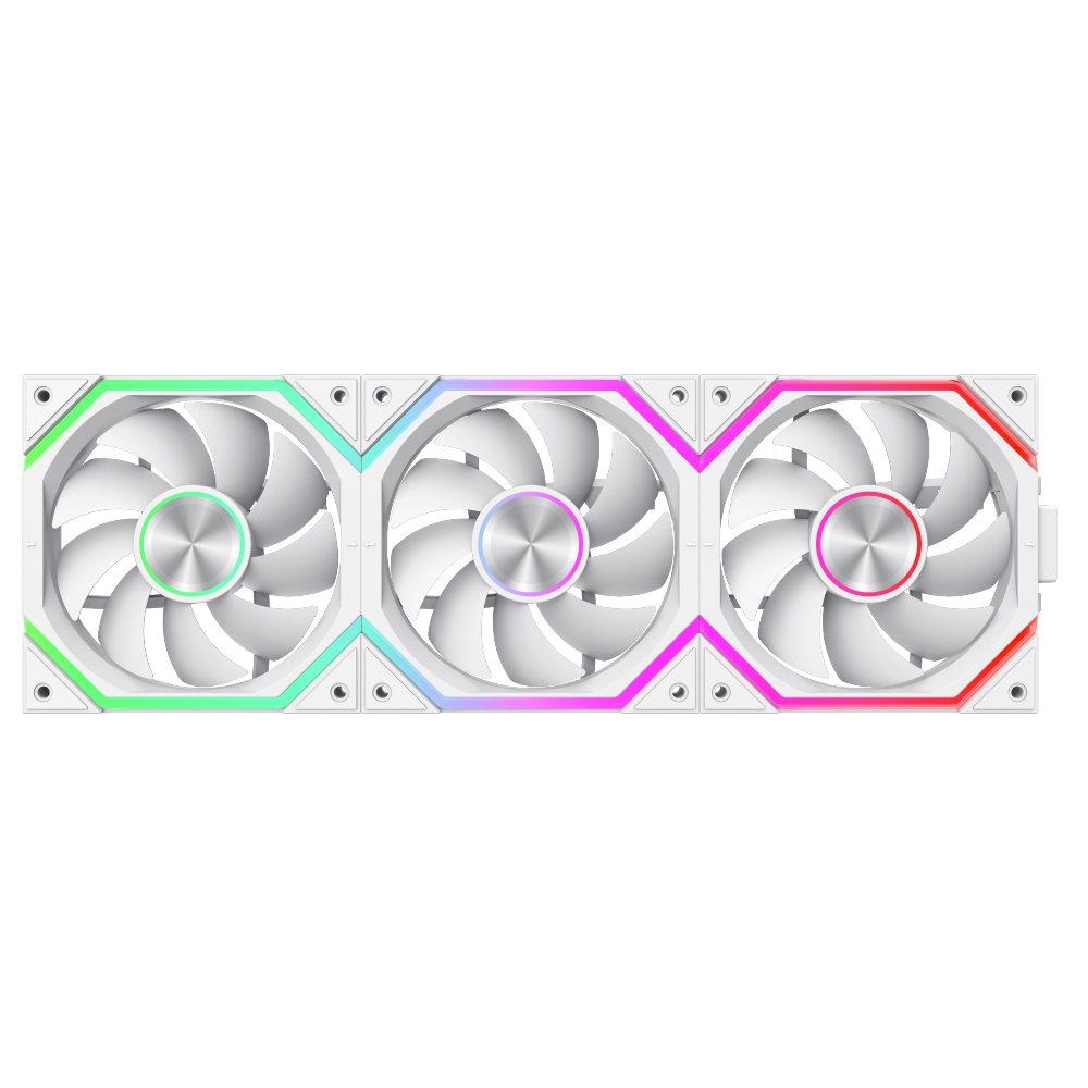 GAMEMAX FN12A-N2 WL-W 120mm ARGB PWM Wireless Case Fan – White