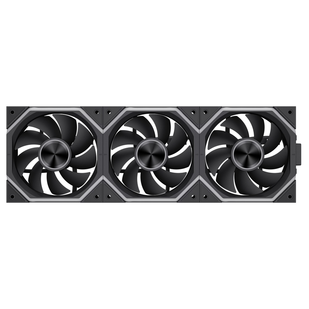 GAMEMAX FN12A-N2 WL 120mm ARGB PWM Wireless Case Fan – Black - Image 2