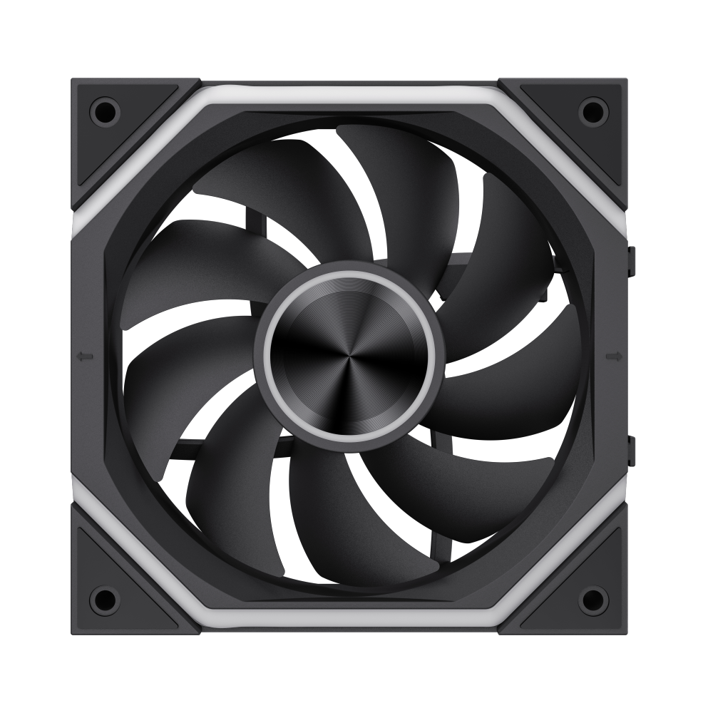 GAMEMAX FN12A-N2 WL 120mm ARGB PWM Wireless Case Fan – Black - Image 10