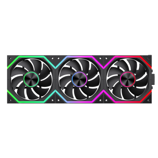 GAMEMAX FN12A-N2 WL 120mm ARGB PWM Wireless Case Fan – Black