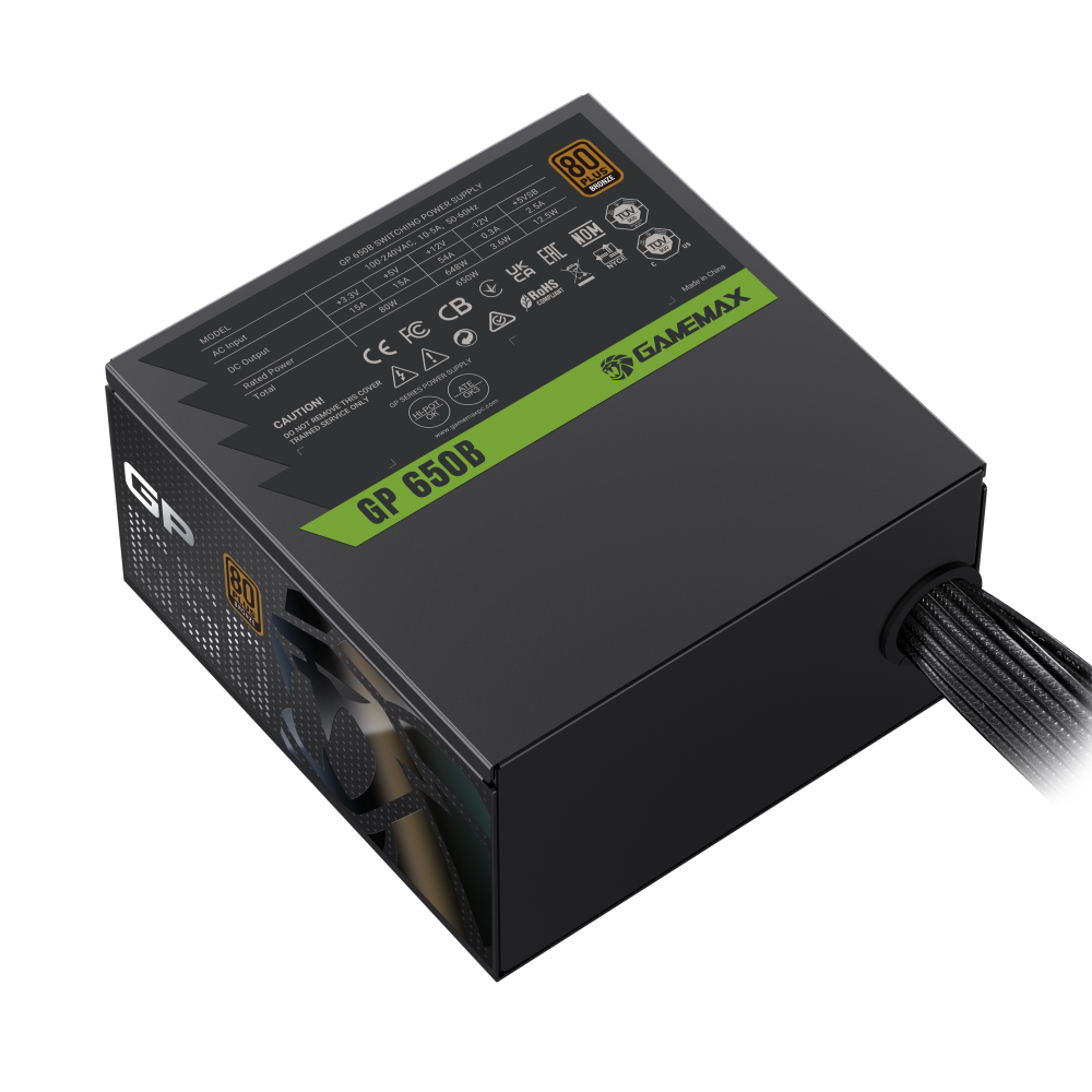 GAMEMAX GP 650B 650W 80 PLUS Bronze Power Supply - Image 5