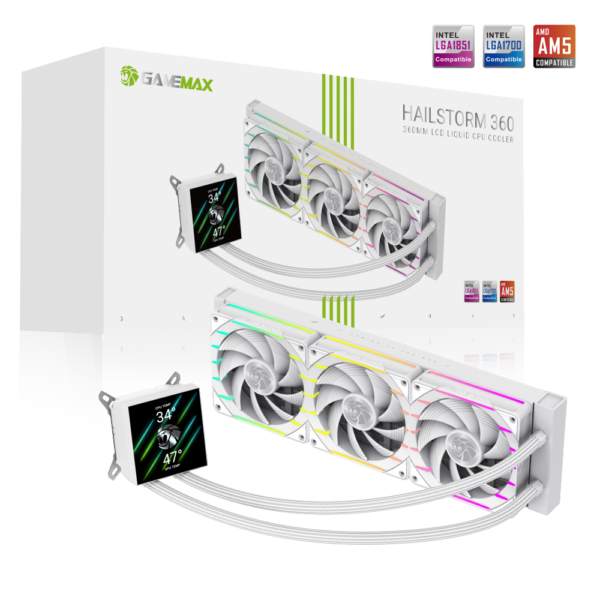 GAMEMAX HAILSTORM 360 WH CPU Liquid Cooler