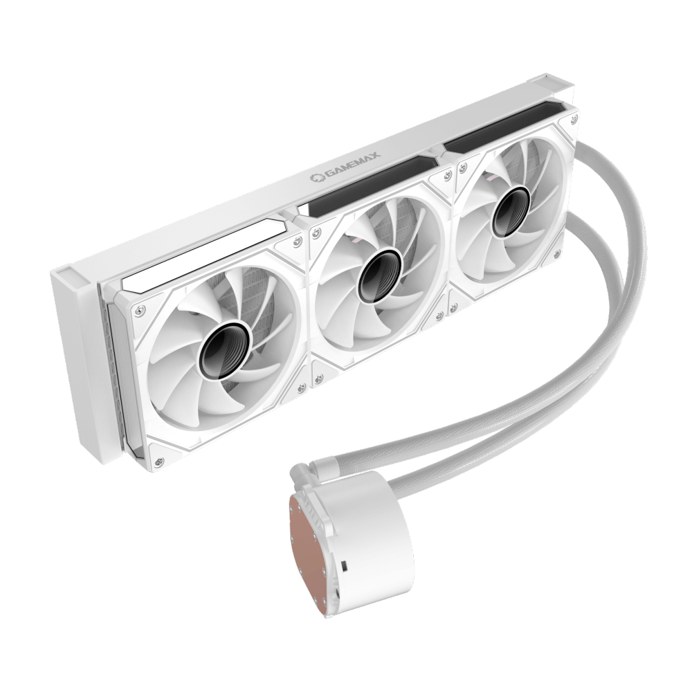 GAMEMAX ICEBURG 360 Digital WH CPU Liquid Cooler - Image 5