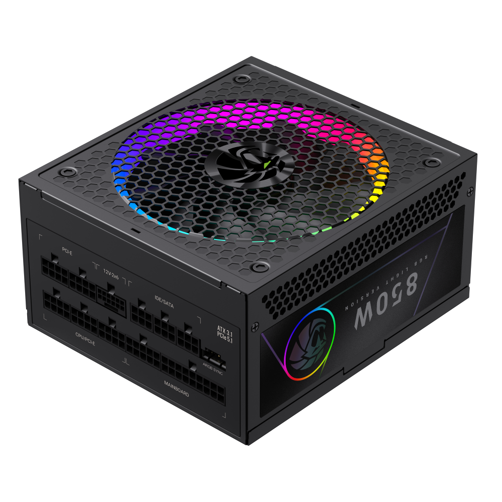 GAMEMAX RGB PRO 850G 80 PLUS Gold Power Supply - Image 9