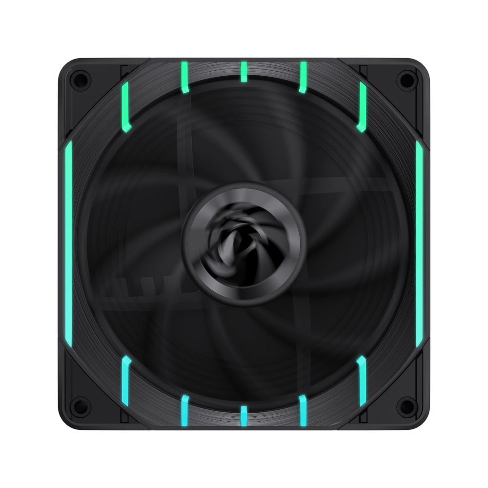 GAMEMAX Tornado T12 ARGB 120mm PWM Case Fan, 2200 RPM – Black