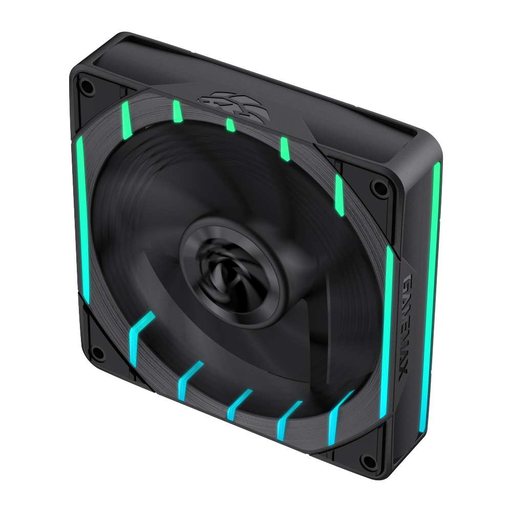 GAMEMAX Tornado T12 ARGB 120mm PWM Case Fan, 2200 RPM – Black - Image 4