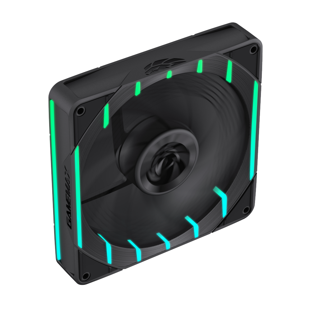 GAMEMAX Tornado T12 ARGB-R 120mm PWM Case Fan, 2200 RPM – Black - Image 5