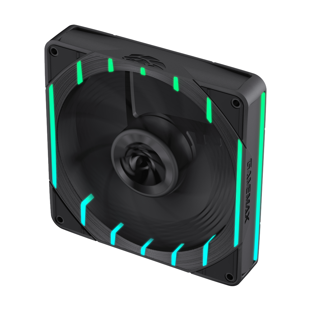 GAMEMAX Tornado T12 ARGB-R 120mm PWM Case Fan, 2200 RPM – Black - Image 6