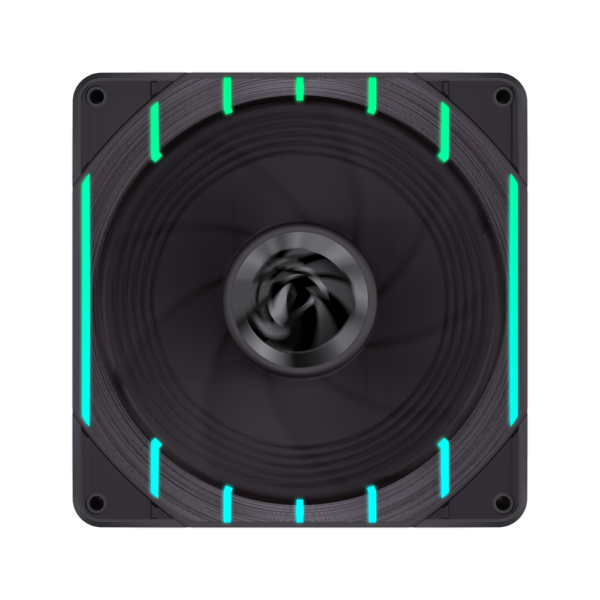 GAMEMAX Tornado T14 ARGB-R 140mm 2200RPM Case Fan – Black