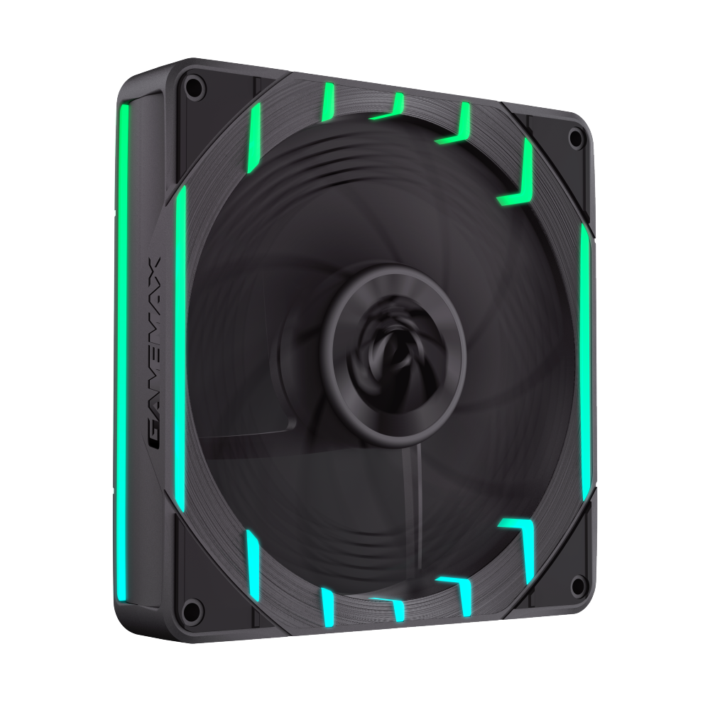 GAMEMAX Tornado T14 ARGB-R 140mm 2200RPM Case Fan – Black - Image 3