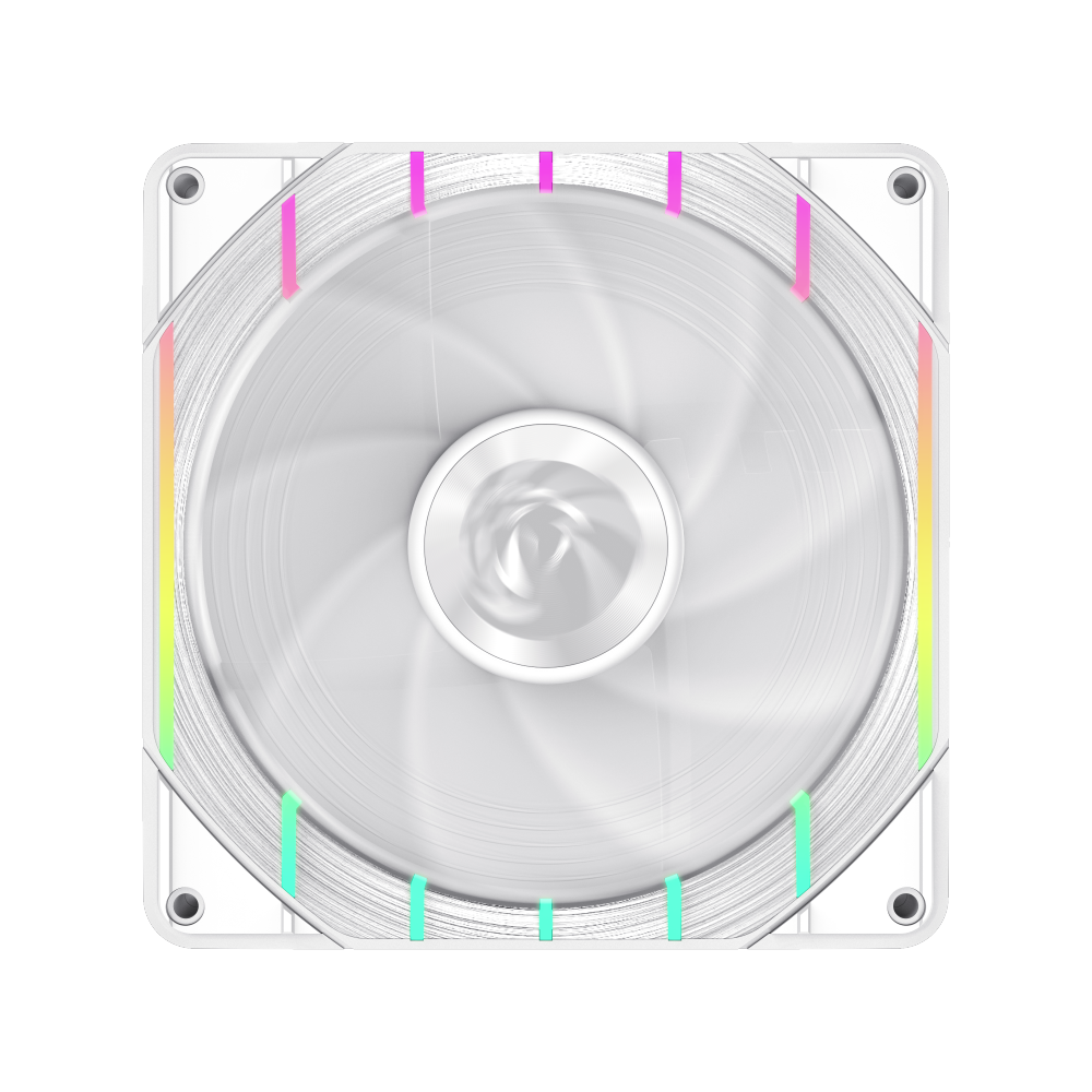 GAMEMAX Tornado T14 ARGB-RW 140mm 2200RPM Case Fan – White
