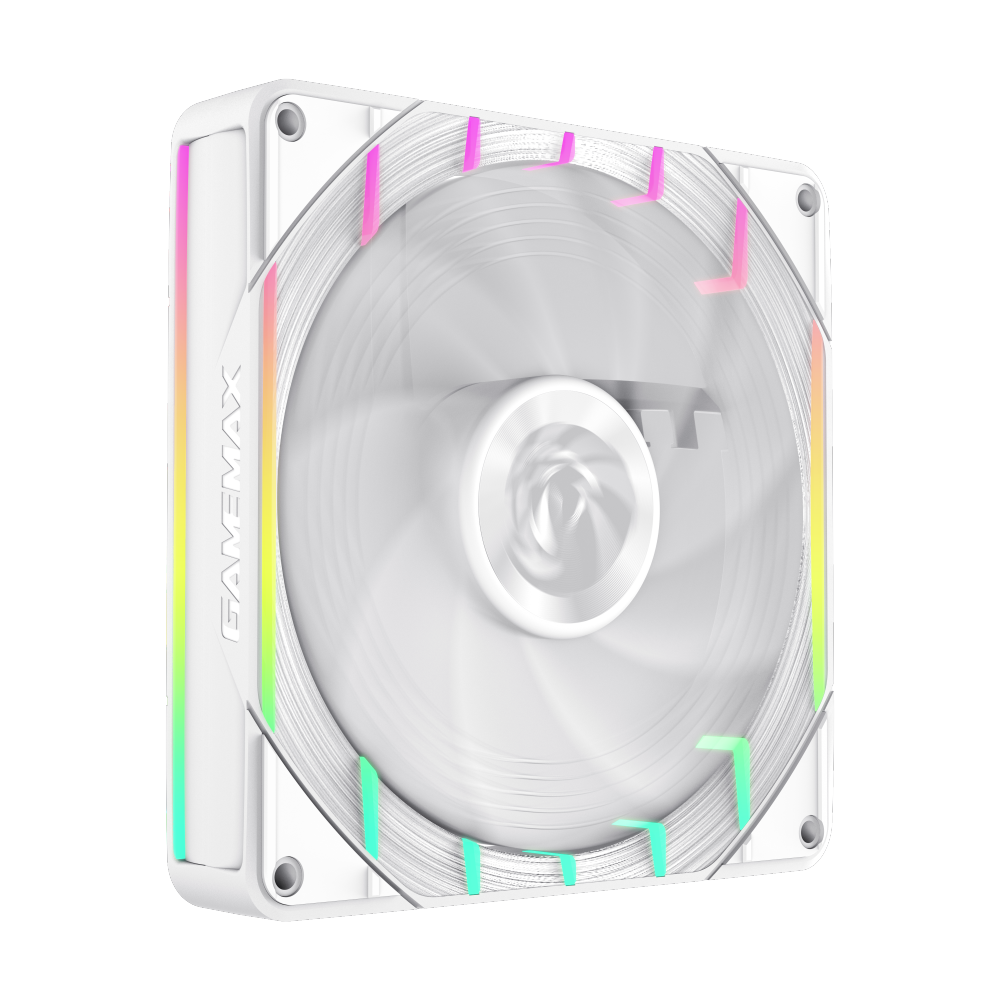 GAMEMAX Tornado T14 ARGB-RW 140mm 2200RPM Case Fan – White - Image 2