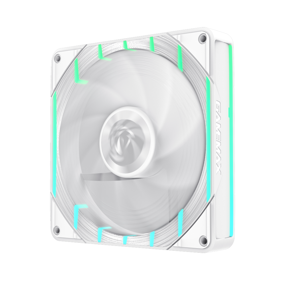 GAMEMAX Tornado T14 ARGB-RW 140mm 2200RPM Case Fan – White - Image 5