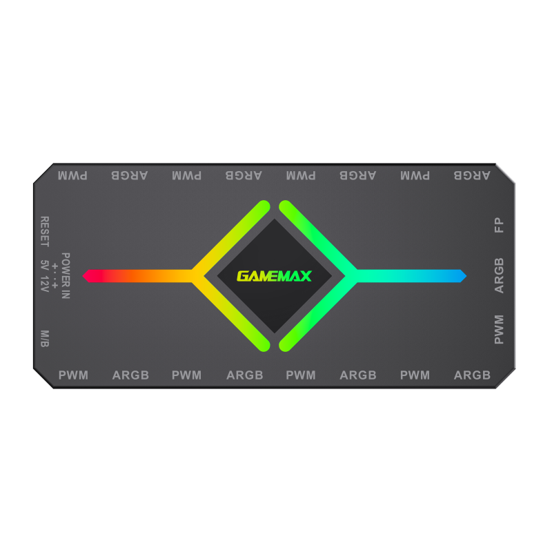 GAMEMAX V4.0 ARGB PWM Fan Hub Controller – Black - Image 6
