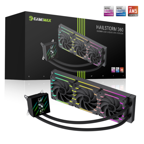 GAMEMAX HAILSTORM 360 BK CPU Liquid Cooler