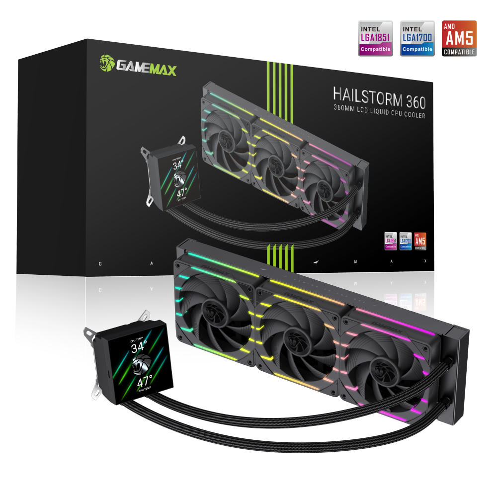GAMEMAX HAILSTORM 360 BK CPU Liquid Cooler