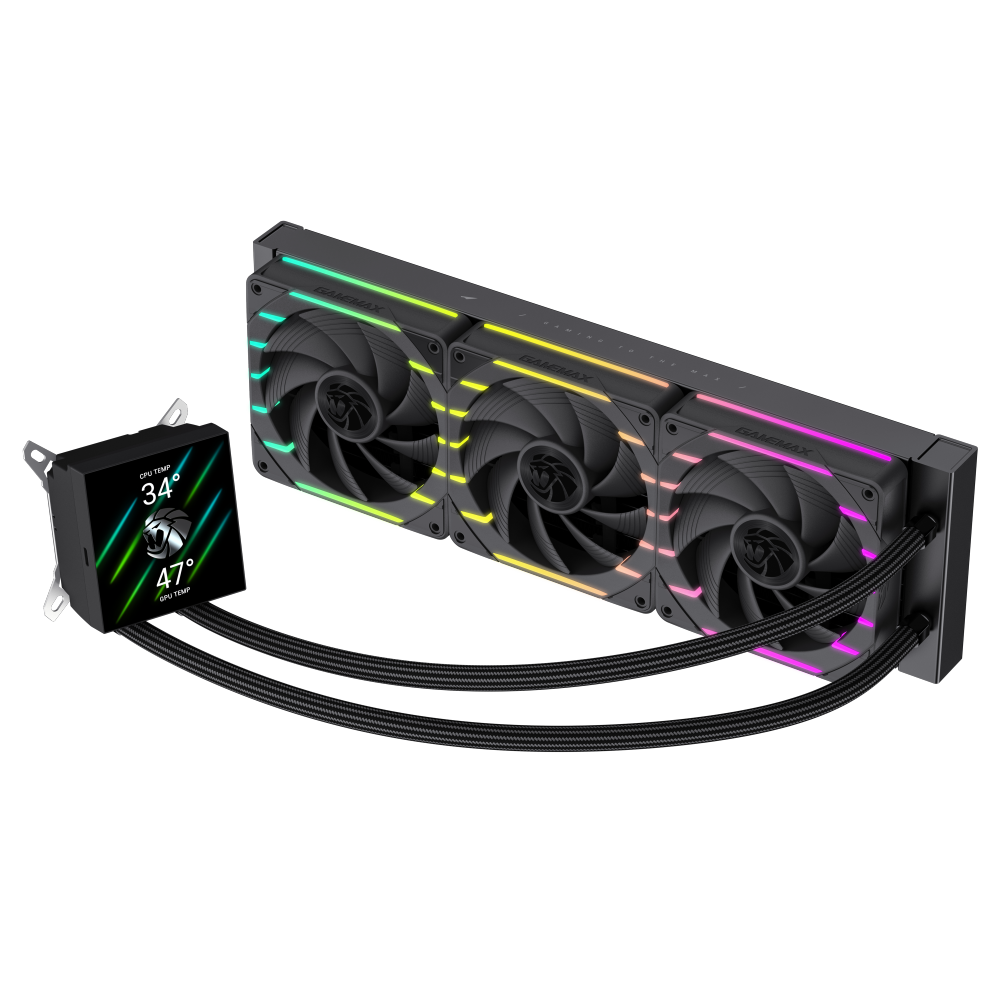 GAMEMAX HAILSTORM 360 BK CPU Liquid Cooler - Image 2