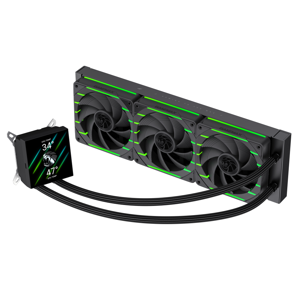 GAMEMAX HAILSTORM 360 BK CPU Liquid Cooler - Image 3