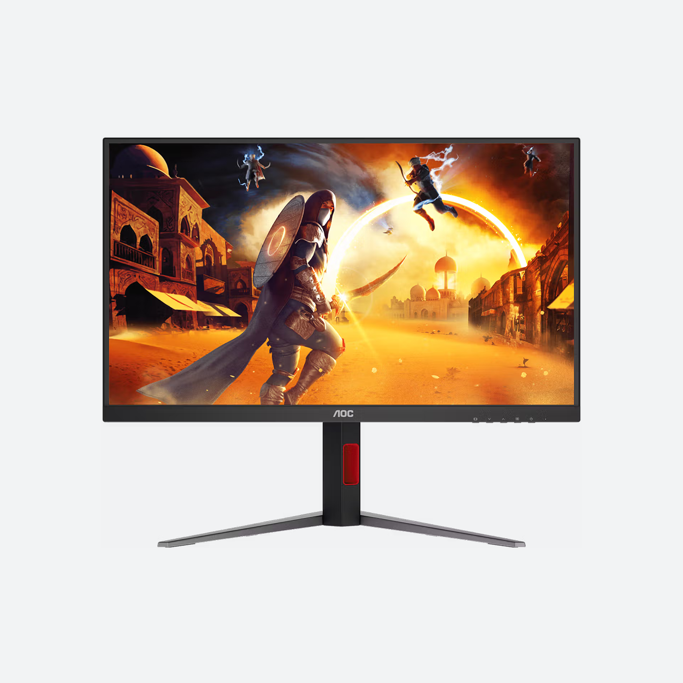 AOC U27G4 27" UHD 320Hz IPS Flat Gaming Monitor with G-SYNC – Black